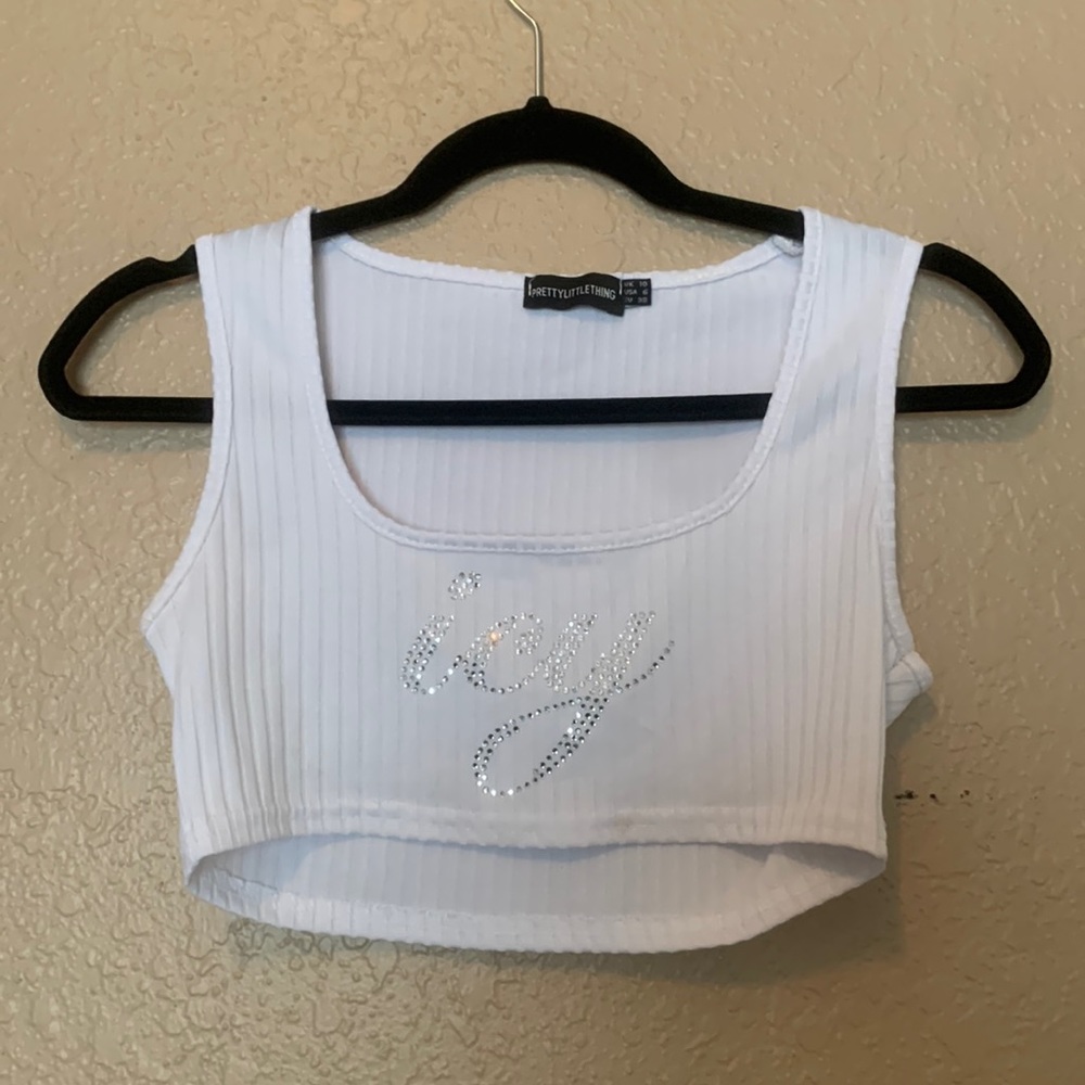 Saweetie collection PLT white tank